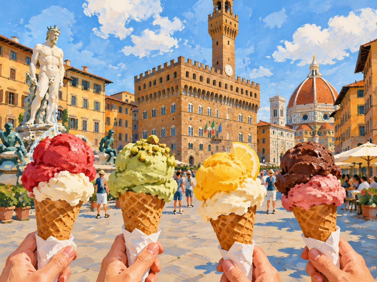 Gelato on the Piazza – online puzzle