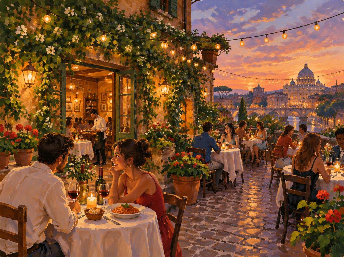 Trattoria at Dusk – online puzzle